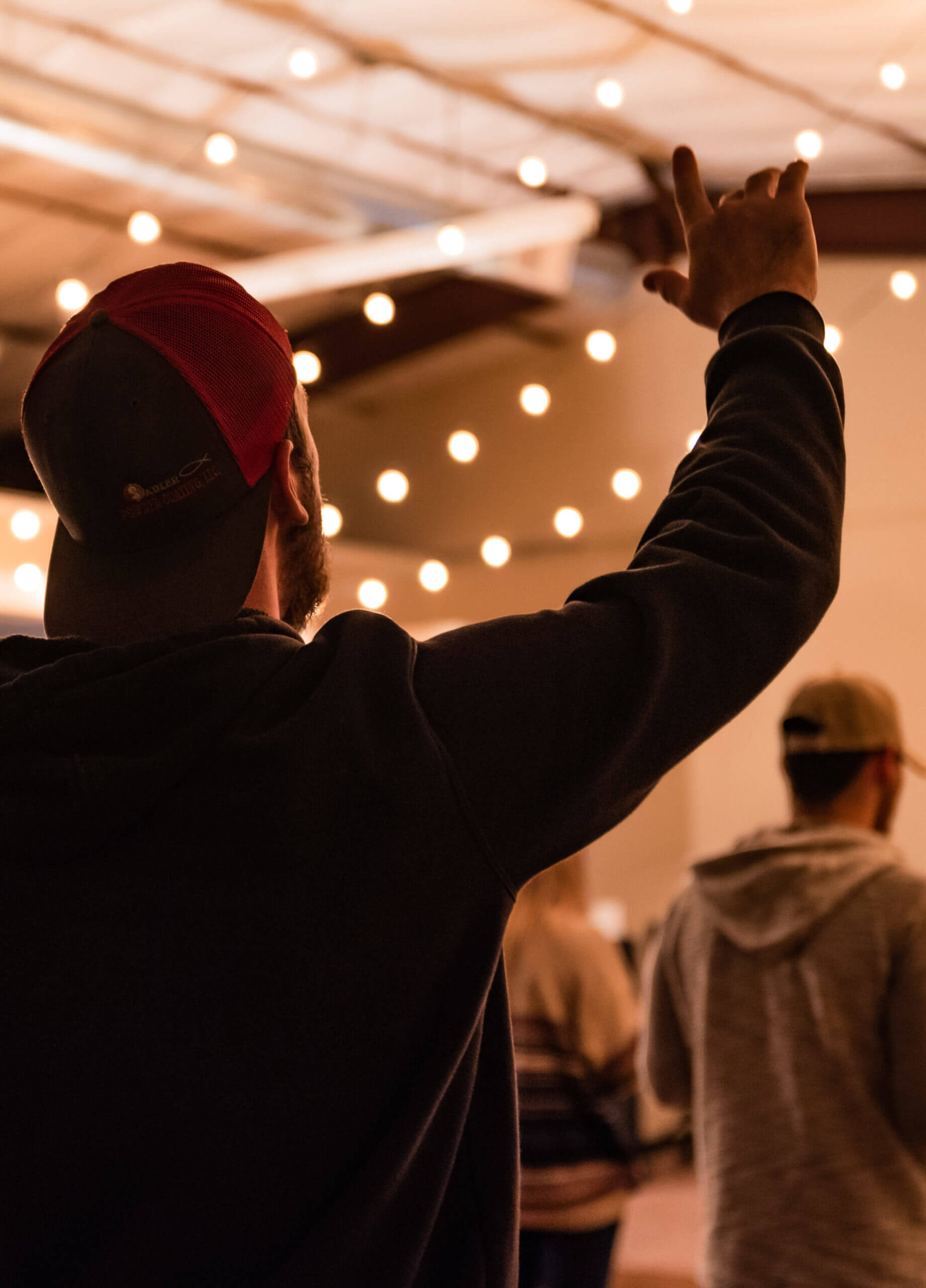 A Student worshiping
